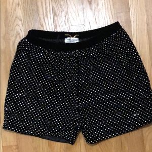 YSL Studded velvet shorts size small/medium